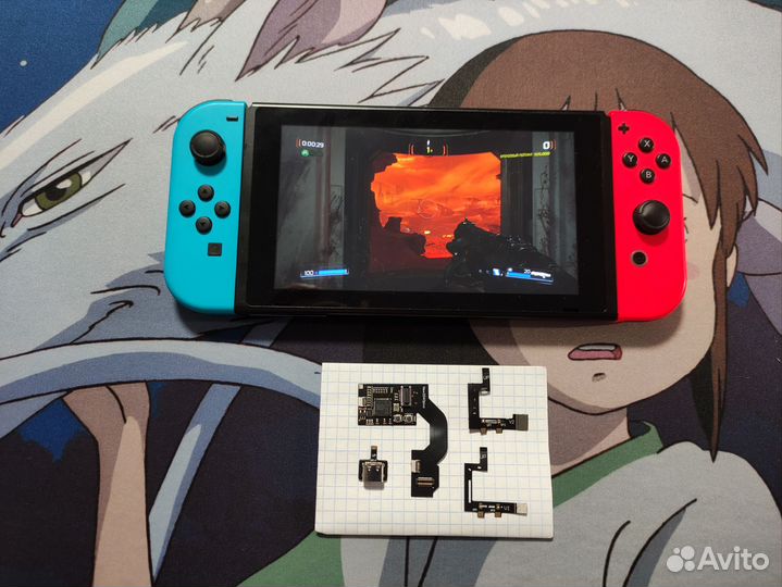 Nintendo switch чип.Простая установка