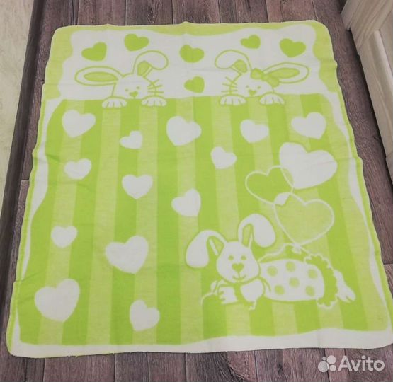 Одеяло байковое детское новое