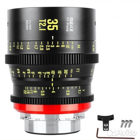 Meike Prime 35mm T2.1 Cine Lens PL Mount FullFrame
