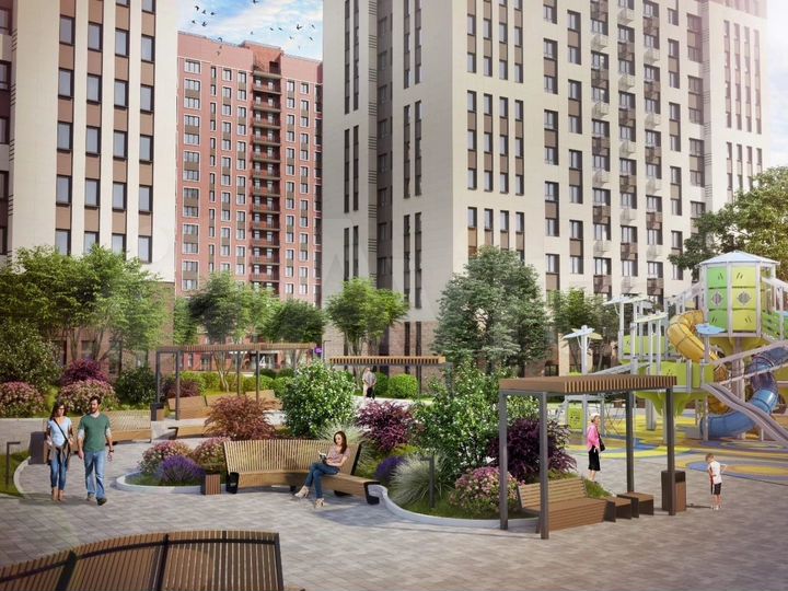 2-к. квартира, 60,1 м², 5/13 эт.