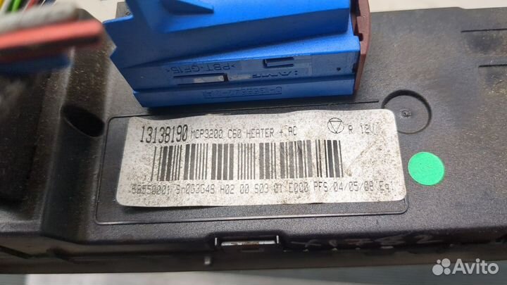 Переключатель отопителя Opel Vectra C, 2006