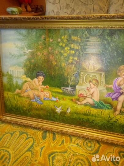 Картина 7 херувимов в саду