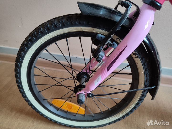 Детский велосипед Merida Bella j16 без доп. колёс