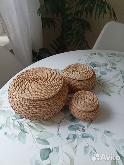 Плетеные шкатулки икеа