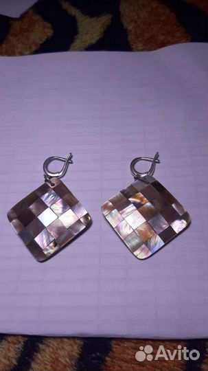 Серьги серебро 925