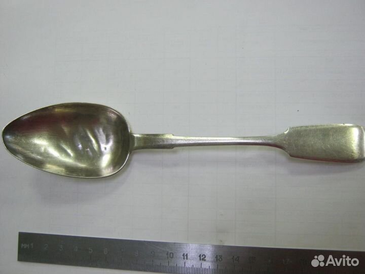 Ложка царская, столовая серебро 84 пр