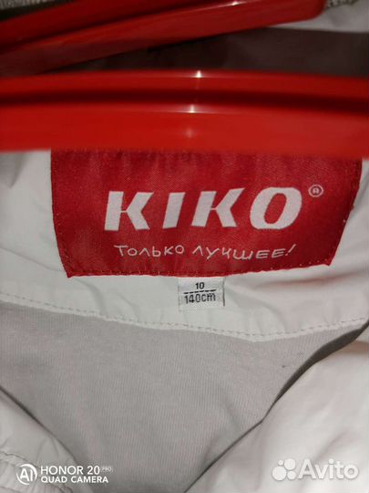 Пальто весна осень для девочки кiko 140