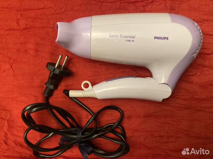 Фен компактный,дорожный Philips