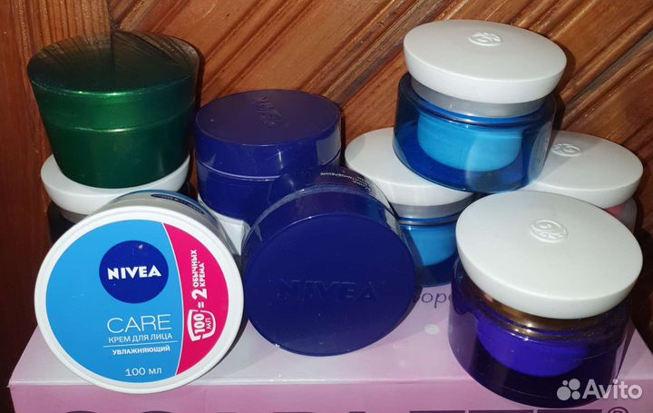 Пустые баночки из под кремов