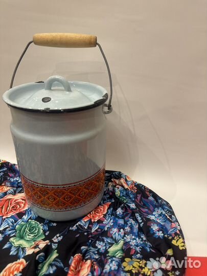 Бидон эмалированный СССР