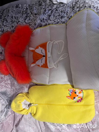 Конверт зимний для девочки