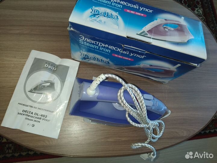 Утюг новый steam iron delta DL-402