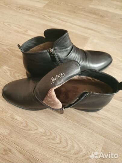 Полусапожки женские Rose. Натуральная кожа р40