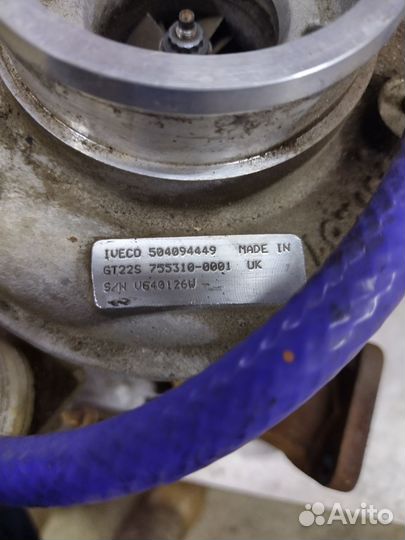 Турбина на iveco evrocargo
