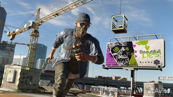 Watch Dogs 2 PS4 рус. б/у без обложки