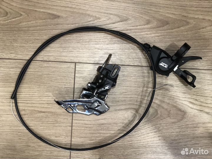Манетка shimano slx и передний переключатель