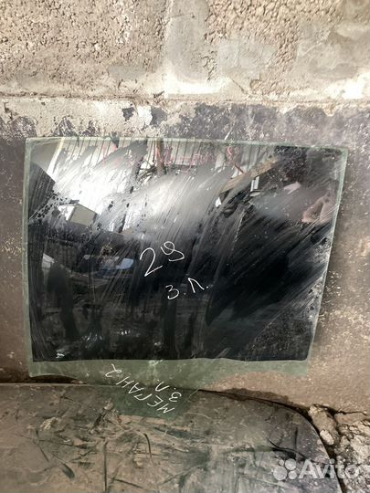 Стекло двери renault megane 2 заднее левое