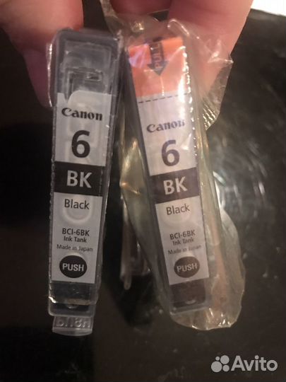 Картридж для принтера Canon BCI-6BK новый