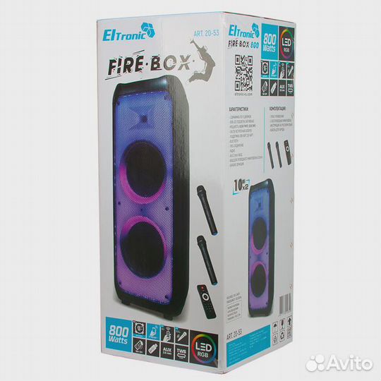 Колонки портативные ELTronic 20-53 караоке