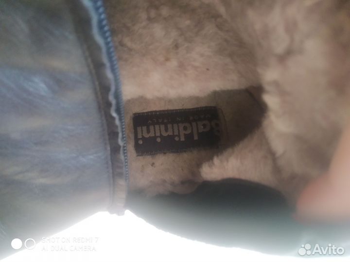 Зимние женские сапоги натуральная кожа 37