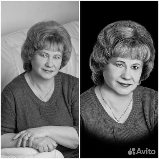 Художник ретушер фото для гравировки на памятник