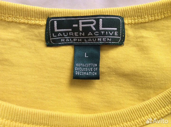 Ralph Lauren оригинал футболка с вышивкой бисером