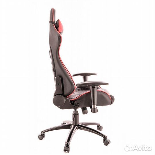 Кресло EverProf Lotus S10 Экокожа Красный/Черный