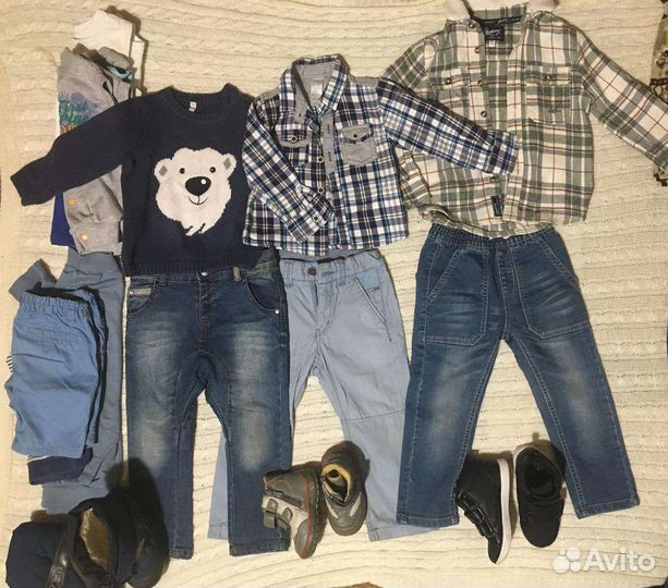 Детские вещи пакетом на мальчика 80 86 92