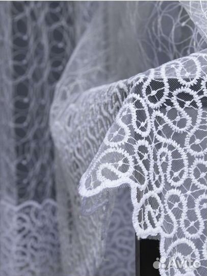 Тюль готовый новый 3 метра