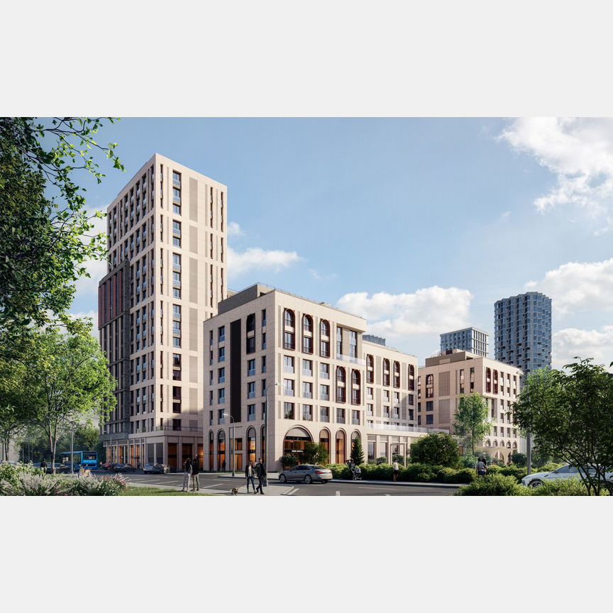 3-к. квартира, 85,8 м², 2/5 эт.