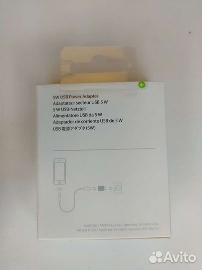 Оригинальный USB Power Adapter от Apple. Блок пита