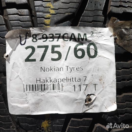 Nokian Tyres Hakkapeliitta 7 275/60 R18 117T