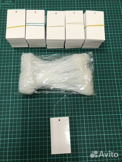 Бирки для одежды, ярлыки навесные 1000 шт