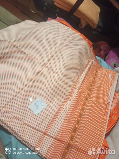 Наволочка вышивка СССР, ткани СССР