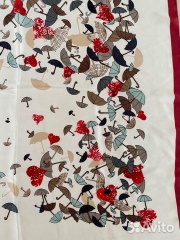 Шелковый платок с зонтиками Vilado. Италия