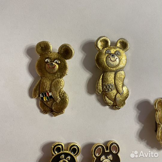 Значки олимпийский мишка. ои-80