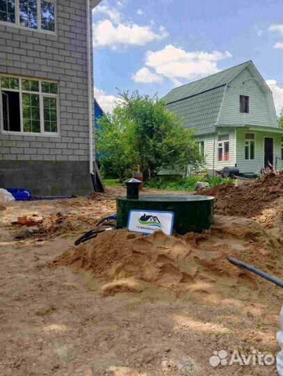 Септик из бетонных колец