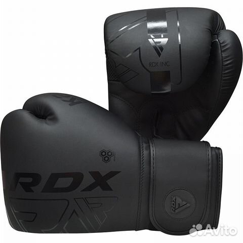 Боксерские перчатки-RDX F6 kara черный