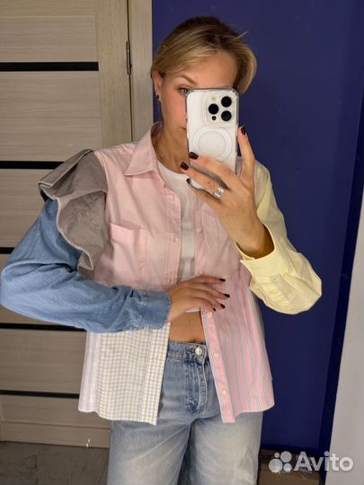 Рубашка пэчворк