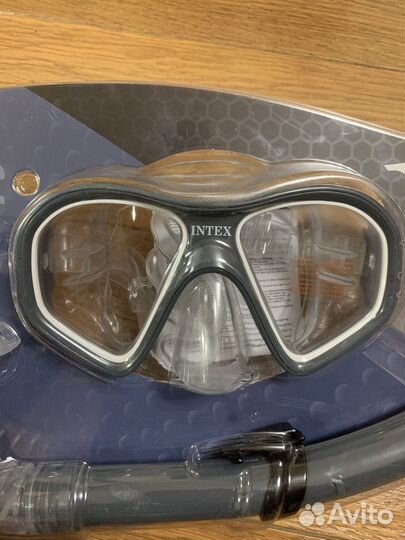 Маска с трубкой для плавания Intex Reef Rider