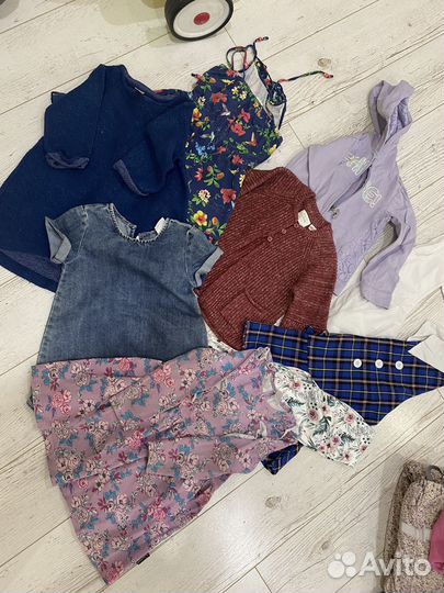 Пакетом вещи 98-104