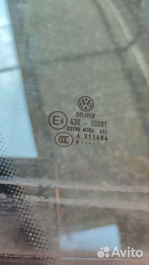 Стекло двери заднее правое VW Passat b6