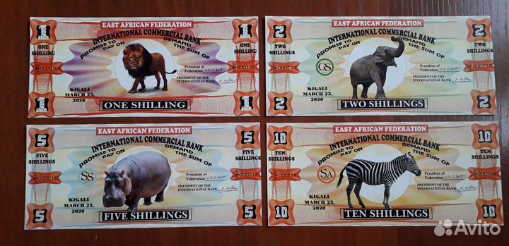 Наборы красивых банкнот с красивыми номерами