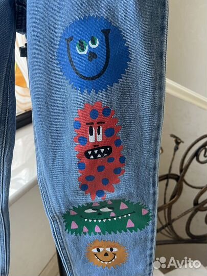 Джинсы детские на девочку Stella mcсartney 10 лет