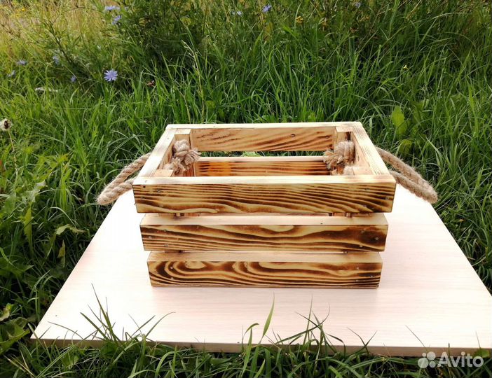 Декоративный деревянный ящик