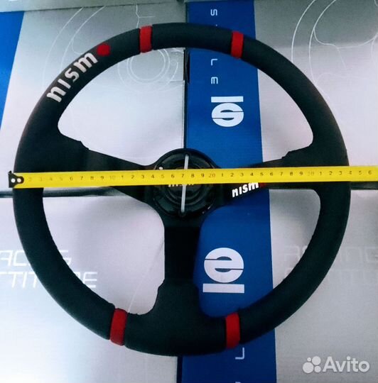 Спортивный руль Nismo пвх кожа