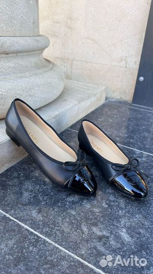 Балетки натуральная кожа
