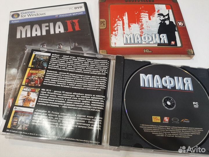 Мафия компьютерная игра (pc dvd)