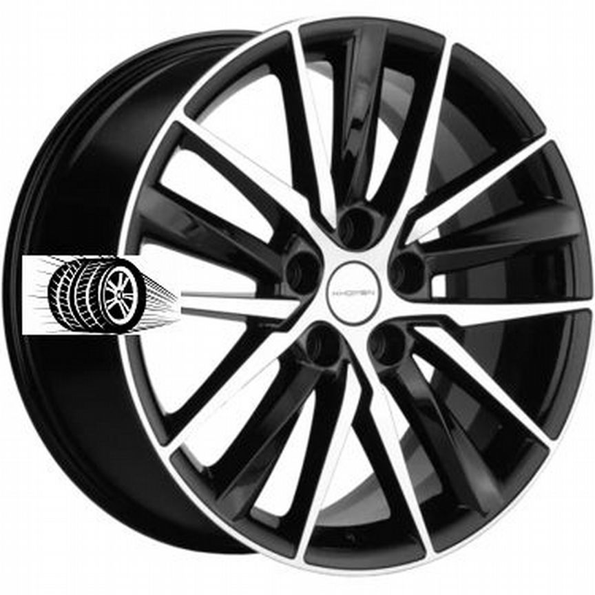 Литые диски Khomen Wheels 8×R18 5×114.3
