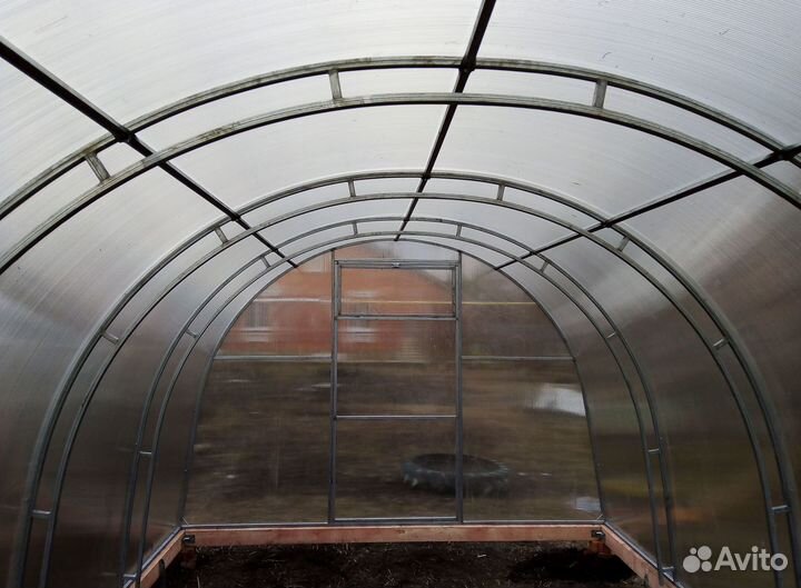 Каркас теплицы Двойная дуга Арочная профиль 20*20